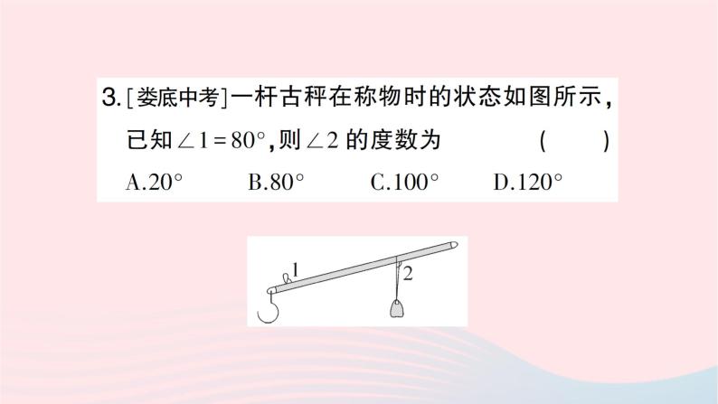 2023七年级数学下册第4章相交线与平行线--4.3平行线的性质作业课件新版湘教版04