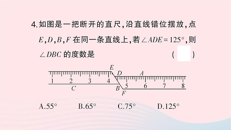 2023七年级数学下册期末基础专题7平行线的性质作业课件新版湘教版第5页