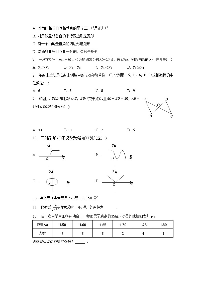 2022-2023学年山西省朔州市右玉县教育集团初中部八年级(下)期末数学试卷(含解析)第2页