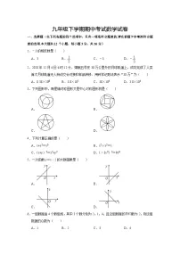 九年级下学期期中数学试卷