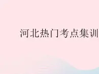 2023八年级数学下册第十九章平面直角坐标系热门考点集训作业课件新版冀教版