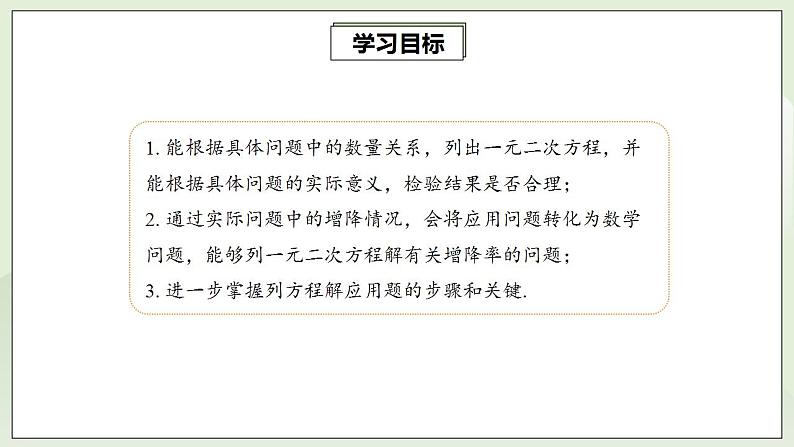21.3.2 实际问题与一元二次方程 课件+教案+分层练习+预习案02