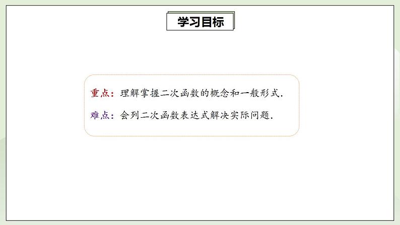 22.1.1 二次函数 课件+教案+分层练习+预习案03
