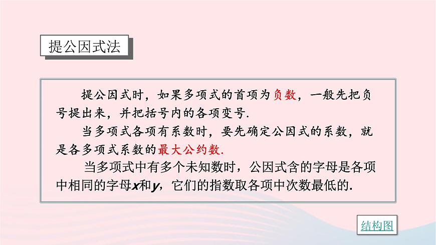 第3章因式分解小結(jié)與復(fù)習(xí)課件（湘教版）第4頁(yè)