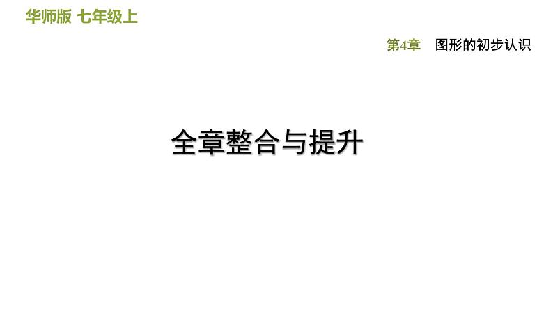 第四章图形的初步认识复习课件 (7)第1页