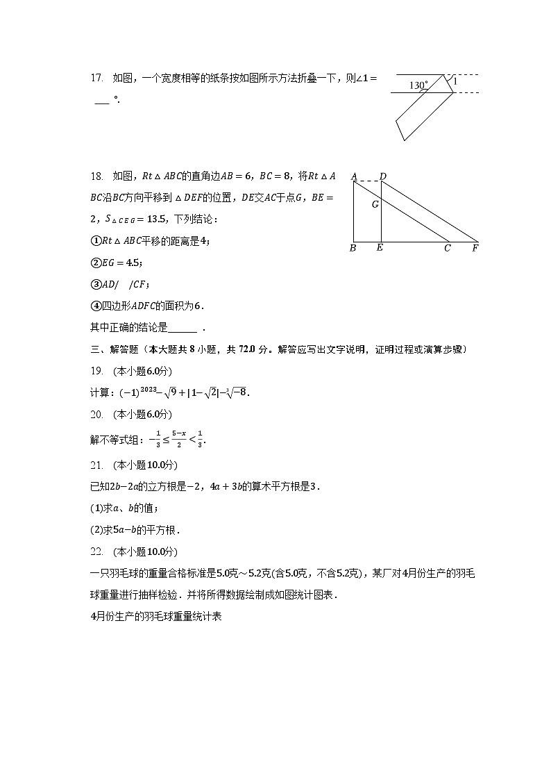2022-2023学年广西玉林市容县七年级(下)期末数学试卷(含解析)03