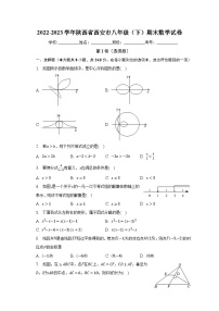 2022-2023学年陕西省西安市八年级(下)期末数学试卷(含解析)