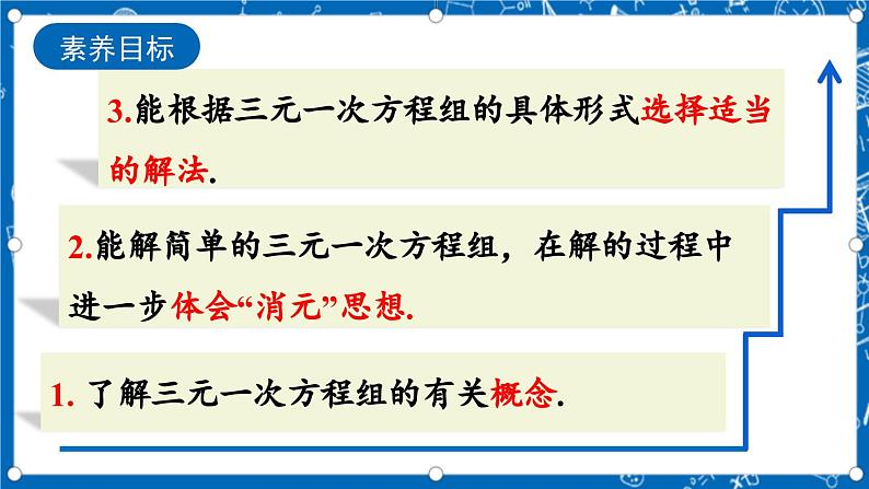 北师大版数学八年级上册5.8《 三元一次方程组课件》03
