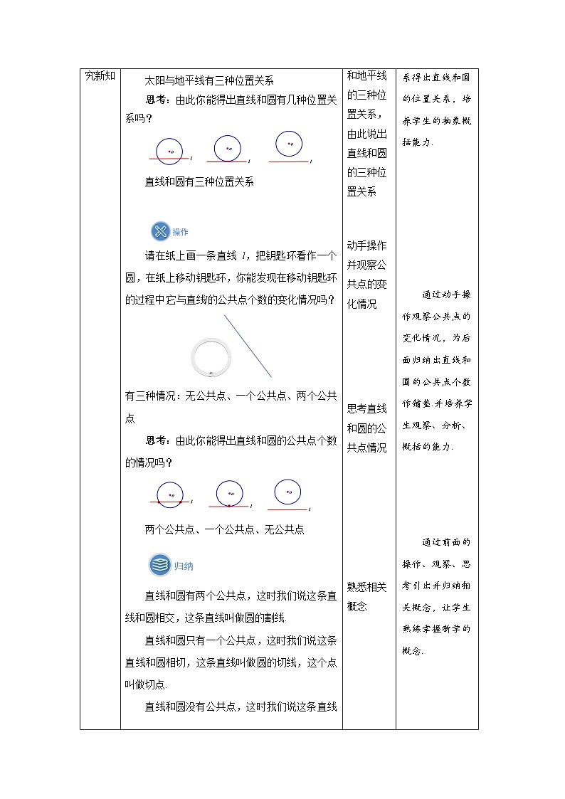 24.2.2《直线和圆的位置关系+第1课时》教案--人教版数学九上03