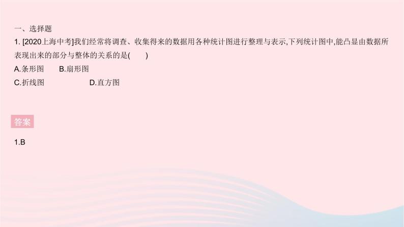 2023八年级数学上册第15章数据的收集与表示全章综合检测作业课件新版华东师大版03