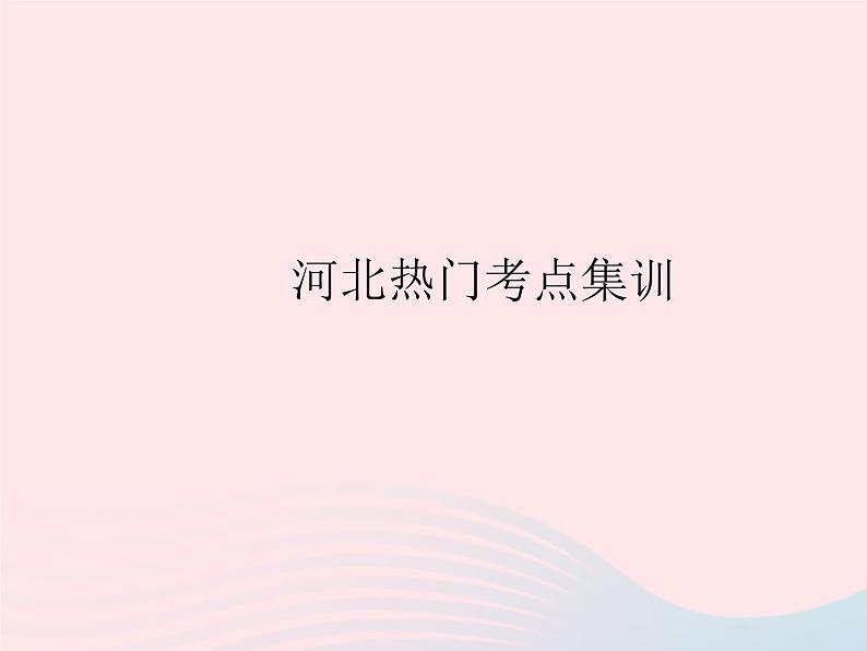 2023八年级数学上册第十四章实数热门考点集训作业课件新版冀教版01