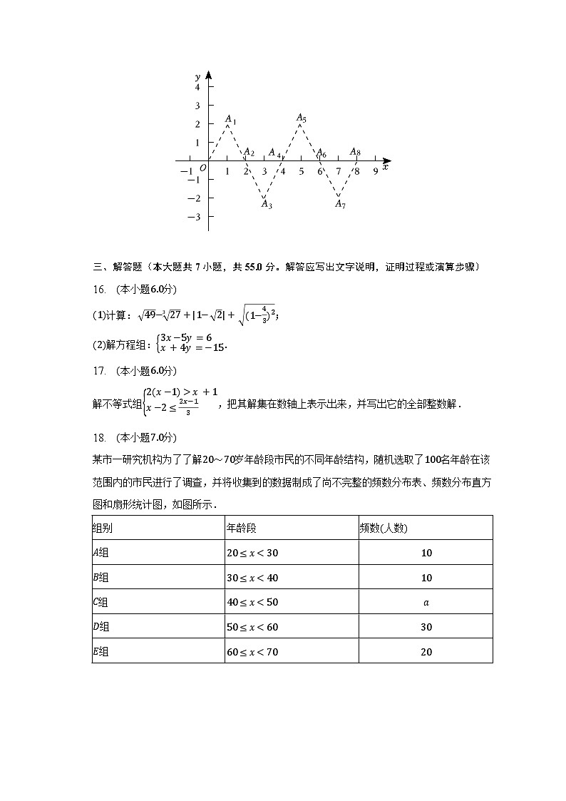 2022-2023学年山东省济宁市金乡县七年级(下)期末数学试卷(含解析)03