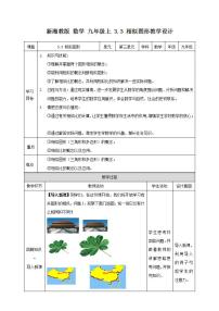 初中数学湘教版九年级上册3.3 相似图形优质教案