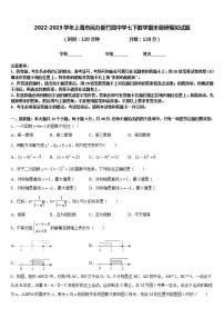 2022-2023学年上海市民办新竹园中学七下数学期末调研模拟试题含答案