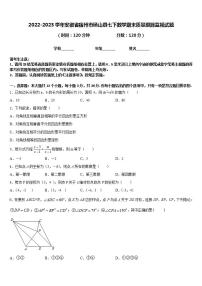 2022-2023学年安徽省宿州市砀山县七下数学期末质量跟踪监视试题含答案