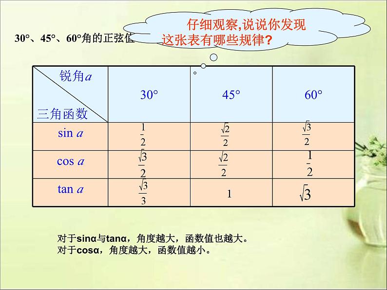 《特殊角的三角函数值及用计算器求角的三角函数值》PPT课件2-九年级下册数学人教版第5页