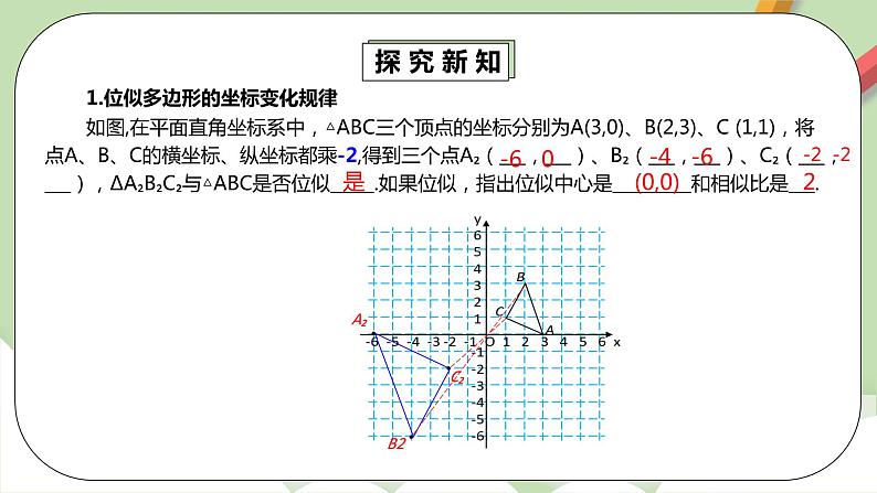人教版数学九年级下册 27.3.2 《位似2》 课件+教案+分层练习+预习案07