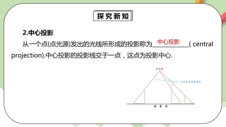 【原创精品】人教版数学九年级下册 29.1.1 《中心投影》(课件PPT+预习案+教案+分层练习)06