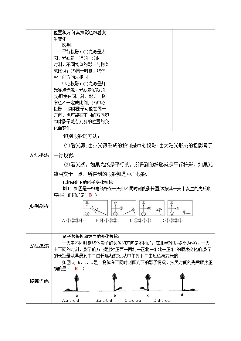 【原创精品】人教版数学九年级下册 29.1.2 《平行投影》(课件PPT+预习案+教案+分层练习)03