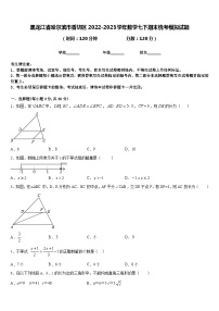 黑龙江省哈尔滨市香坊区2022-2023学年数学七下期末统考模拟试题含答案