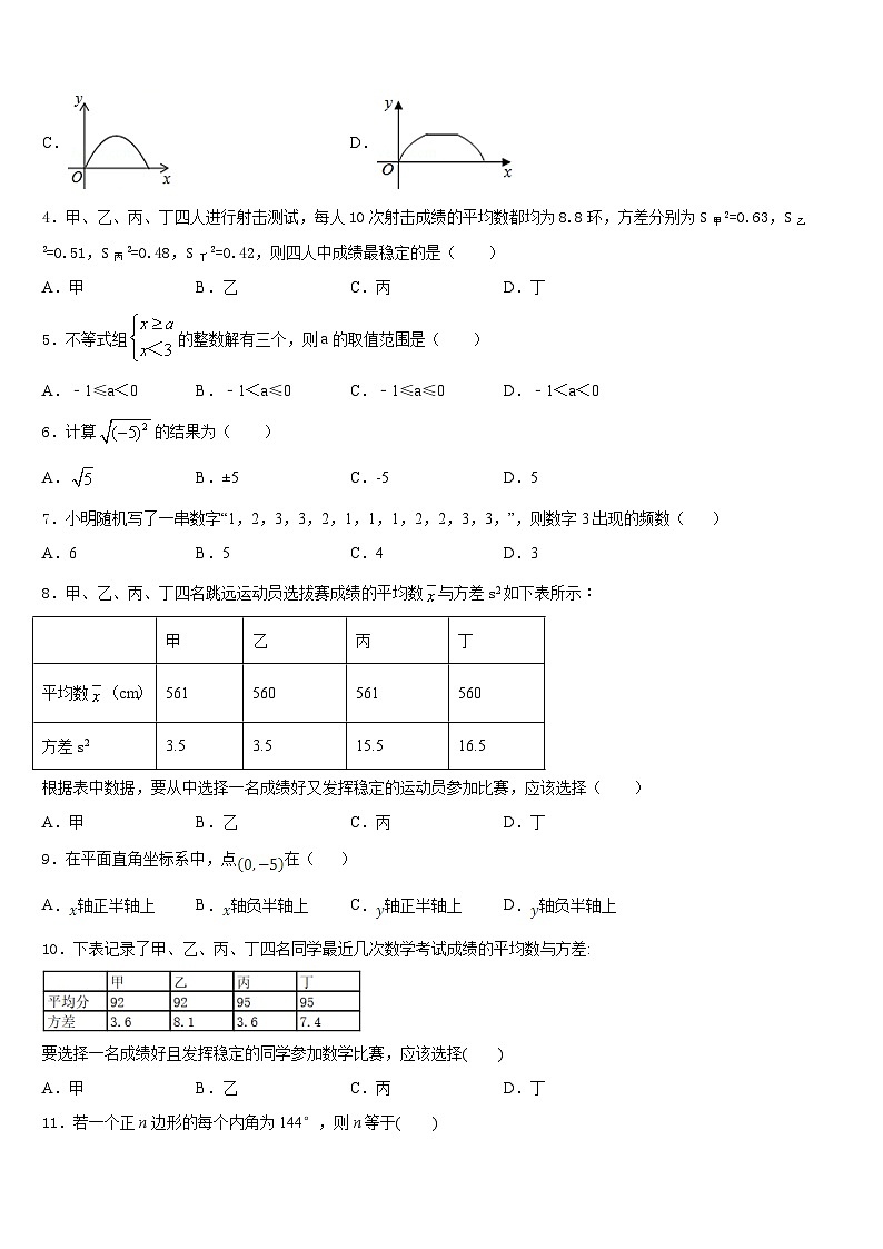 2022-2023学年江苏省东台市民办校联盟七下数学期末统考试题含答案第2页