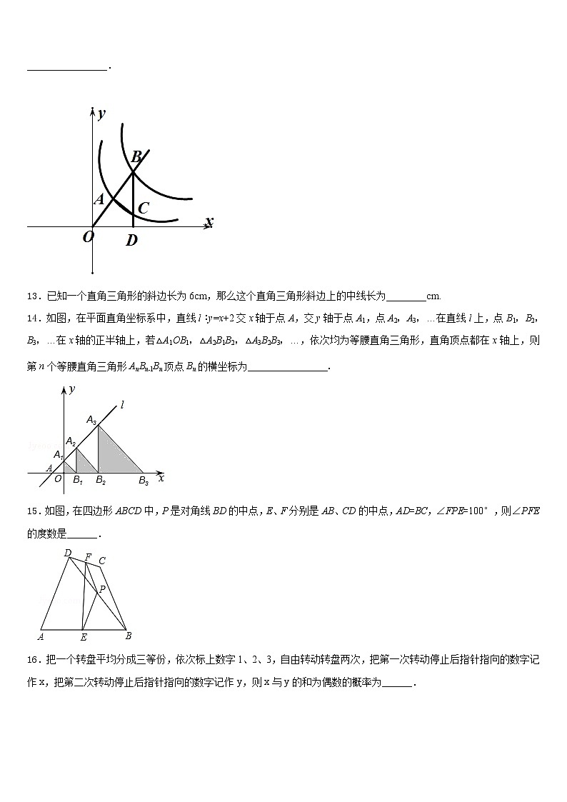 2022-2023学年广东省广州市白云区广州白云广雅实验学校数学七年级第二学期期末学业水平测试模拟试题含答案03