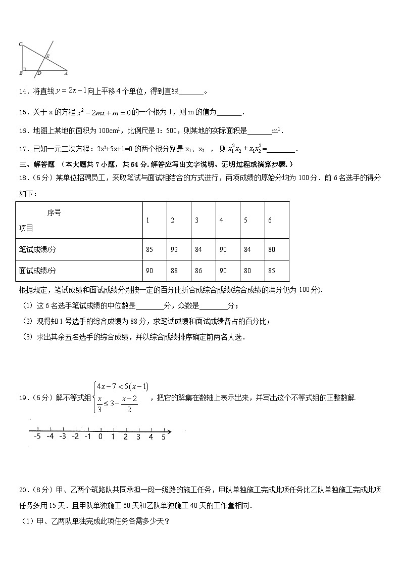 2022-2023学年江苏省连云港灌云县联考数学七下期末教学质量检测模拟试题含答案第3页