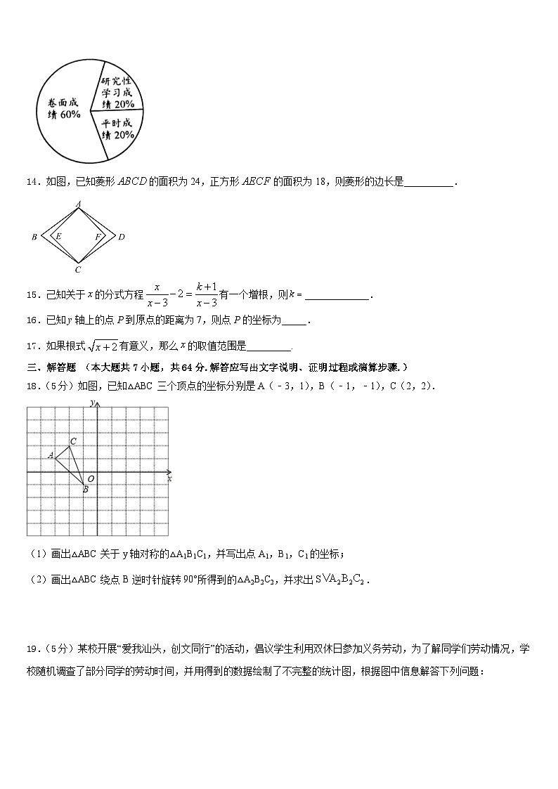 2022-2023学年江西省吉水县数学七下期末质量跟踪监视试题含答案第3页