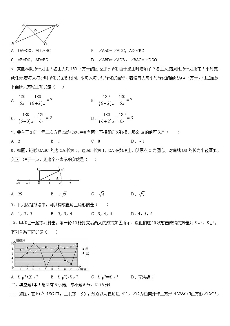 2022-2023学年河北省邯郸市邯郸市育华中学七下数学期末调研模拟试题含答案第2页