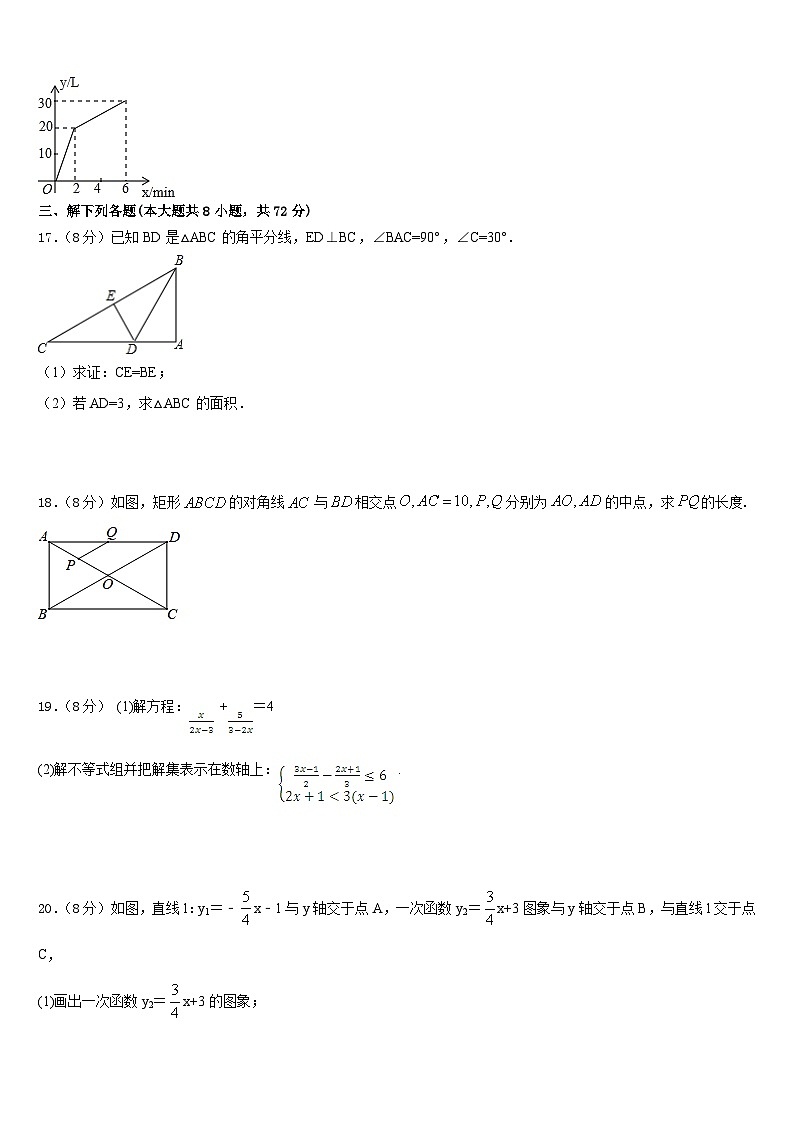 2022-2023学年河北省衡水中学七下数学期末考试试题含答案03