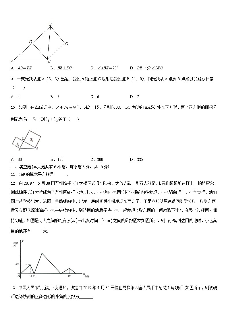 2022-2023学年泰州市智堡实验学校七下数学期末达标检测试题含答案第3页