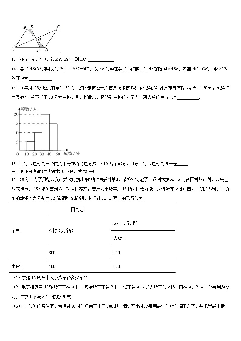 2022-2023学年浙江省杭州市萧山区城厢片数学七年级第二学期期末教学质量检测试题含答案03