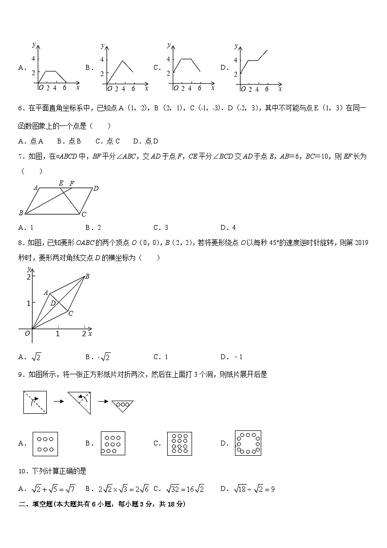 2022-2023学年湖北省襄阳市宜城区数学七年级第二学期期末学业质量监测模拟试题含答案第2页