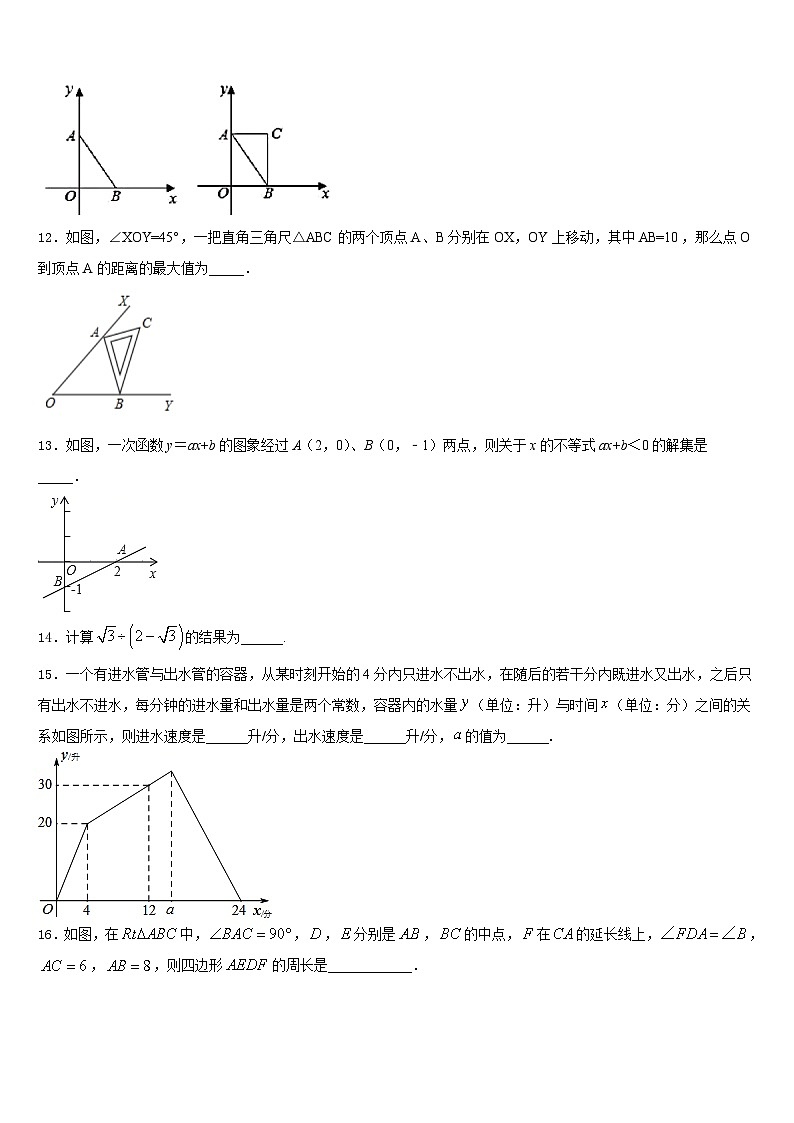 2022-2023学年湖南省长沙广益中学七年级数学第二学期期末综合测试模拟试题含答案第3页