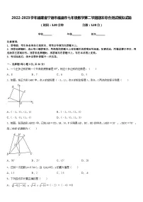 2022-2023学年福建省宁德市福鼎市七年级数学第二学期期末综合测试模拟试题含答案