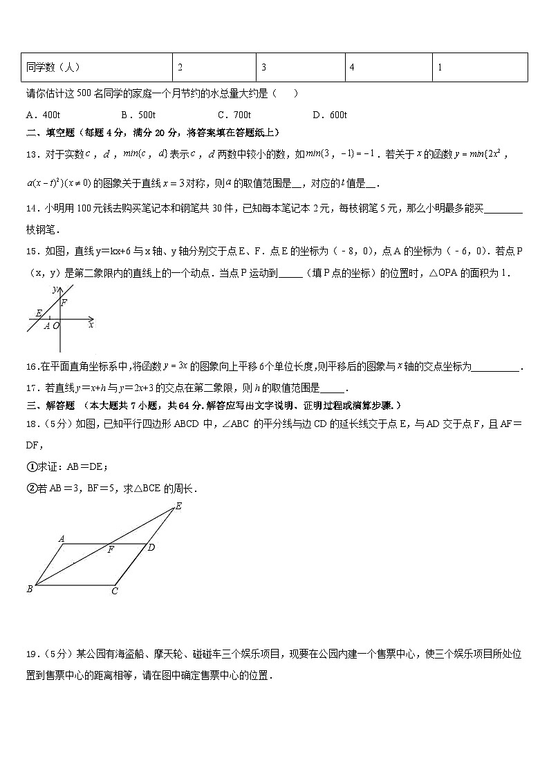 2022-2023学年重庆市大足迪涛学校数学七下期末学业质量监测模拟试题含答案第3页
