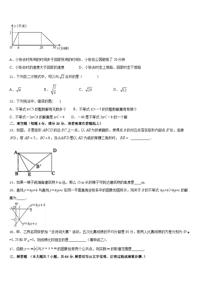 2022-2023学年长春市新朝阳实验学校数学七下期末教学质量检测模拟试题含答案第3页