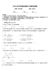 2022-2023学年黄山市数学七下期末考试试题含答案