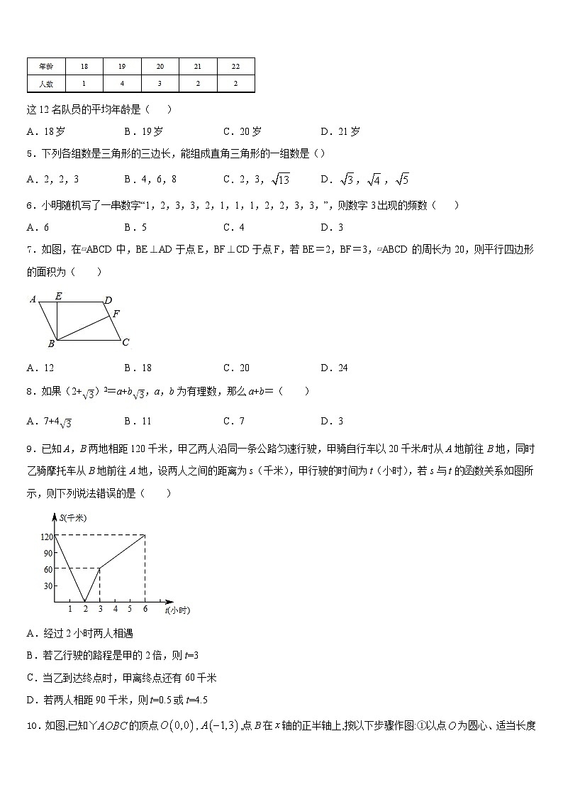 2022-2023学年韶关市重点中学七年级数学第二学期期末教学质量检测模拟试题含答案第2页