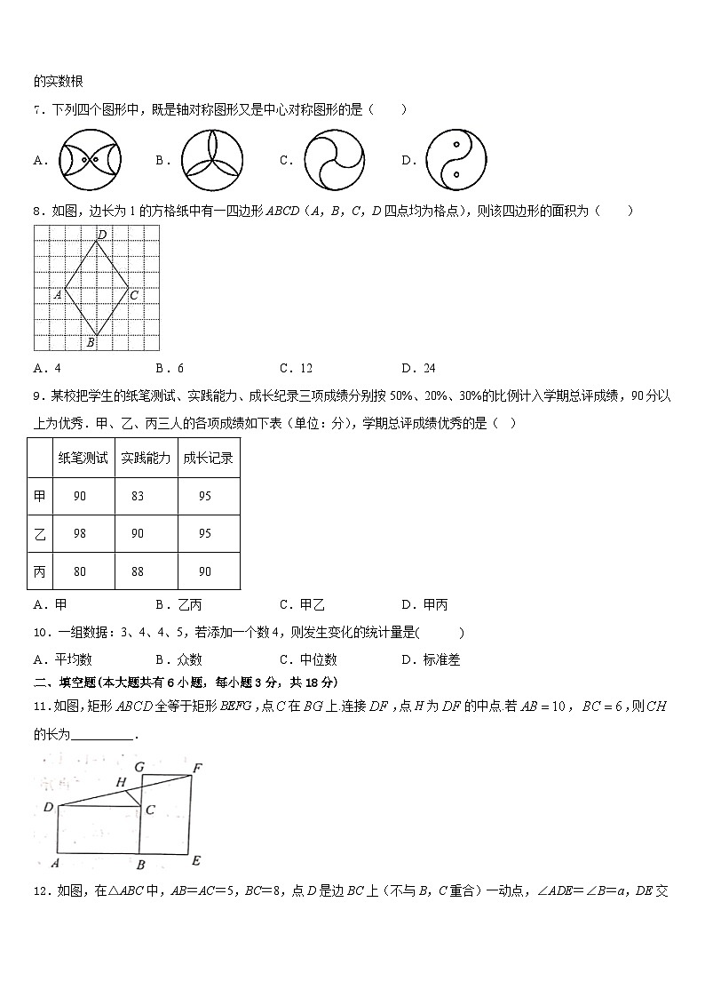 上海市娄山教育集团四校2022-2023学年七年级数学第二学期期末检测模拟试题含答案02