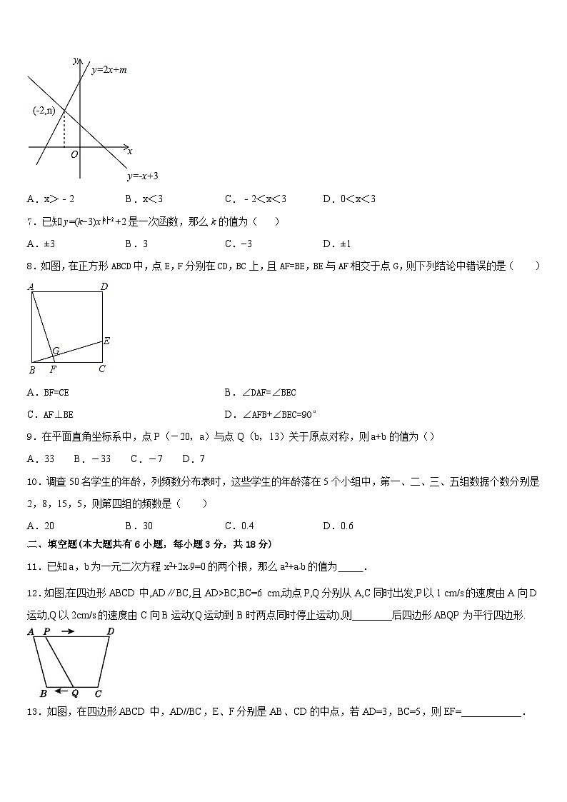 北京市第五十六中学2022-2023学年七下数学期末复习检测模拟试题含答案第2页