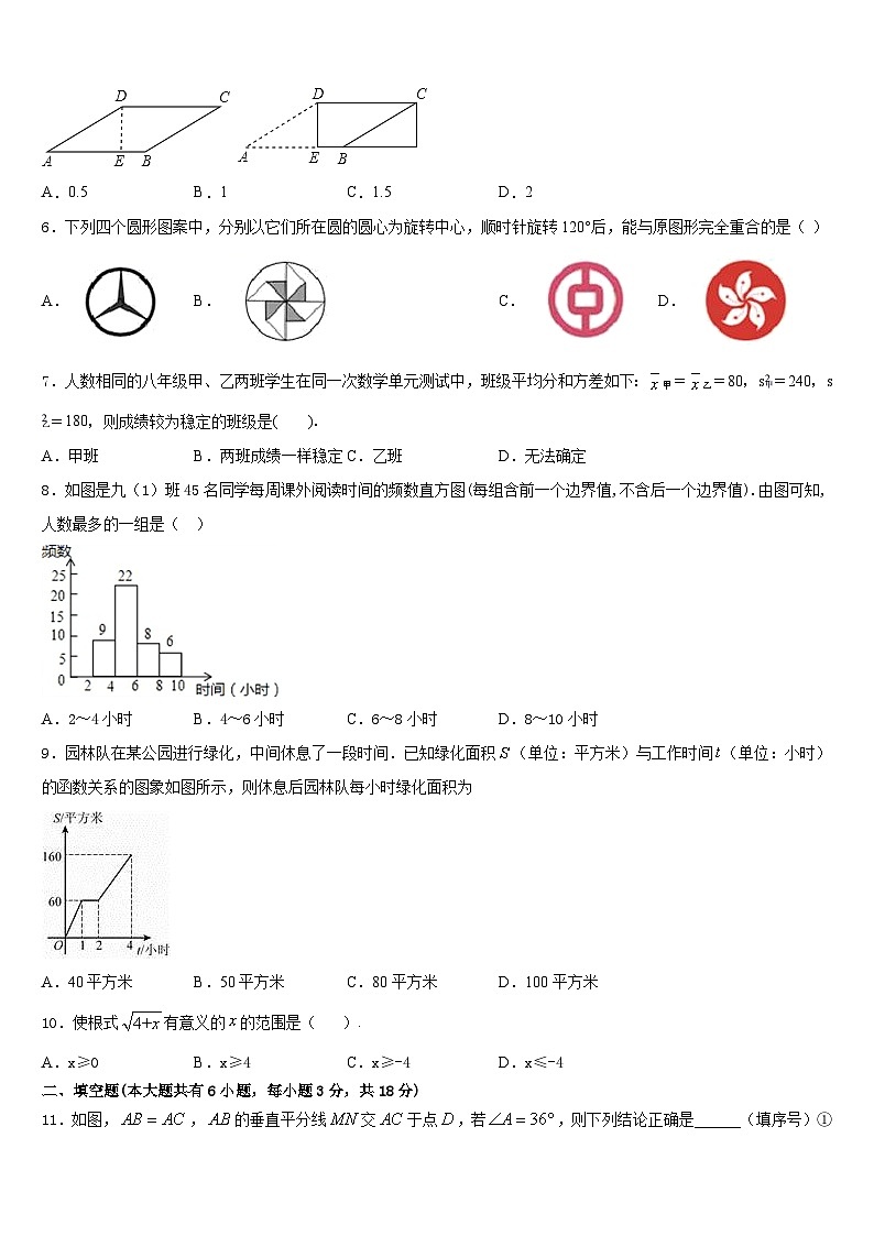 四川省遂宁高级实验学校2022-2023学年数学七下期末监测模拟试题含答案02