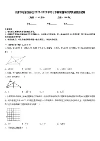 天津市河东区名校2022-2023学年七下数学期末教学质量检测试题含答案