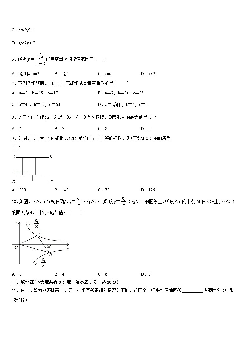 安徽省合肥市北城片区2022-2023学年数学七下期末考试模拟试题含答案第2页