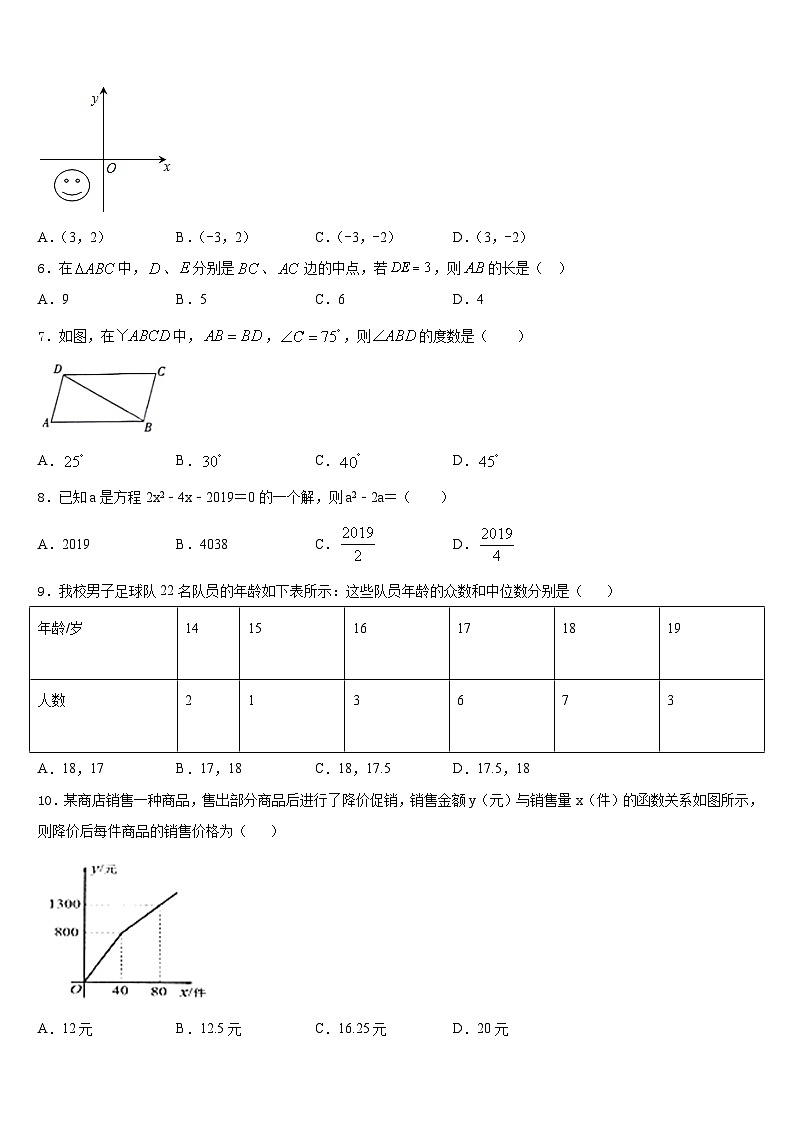 山东省枣庄市薛城区舜耕中学2022-2023学年七下数学期末教学质量检测试题含答案02