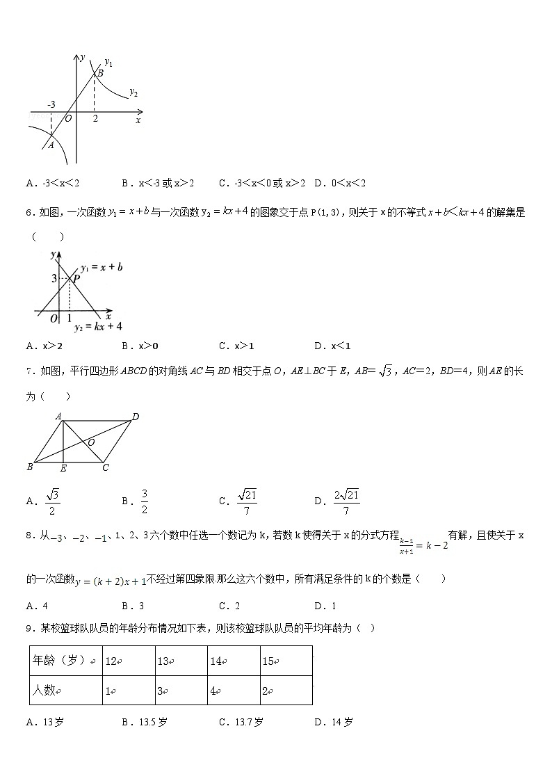 山东省烟台市名校2022-2023学年数学七下期末达标检测模拟试题含答案02
