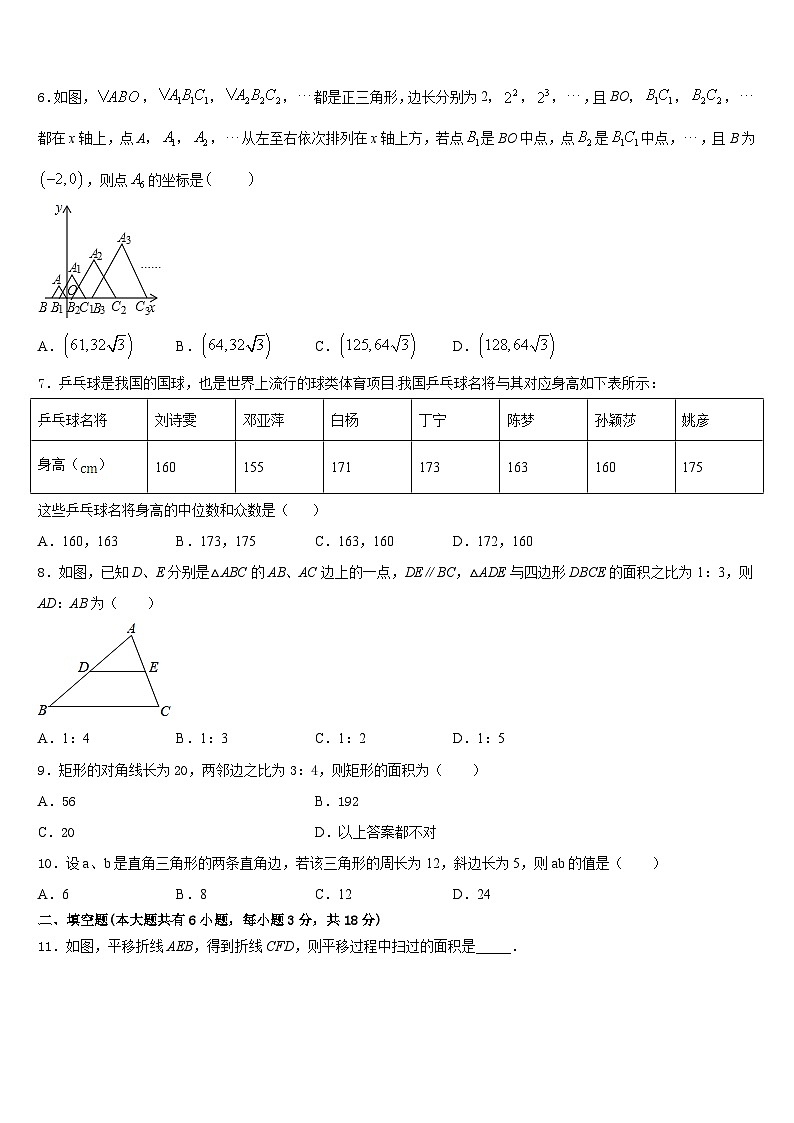 山西省(大同地区)2022-2023学年数学七下期末联考模拟试题含答案02