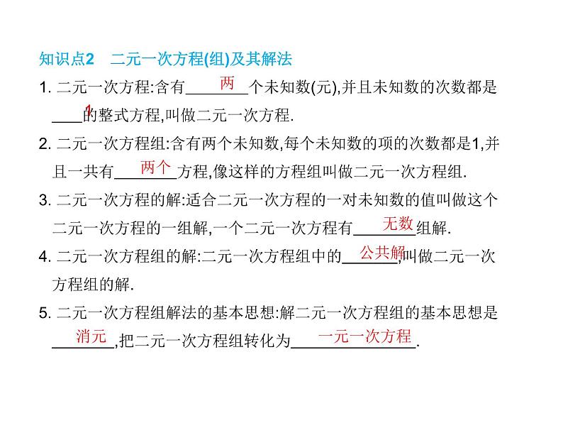 中考数学一轮知识点梳理 方程、不等式及其应用课件第6页