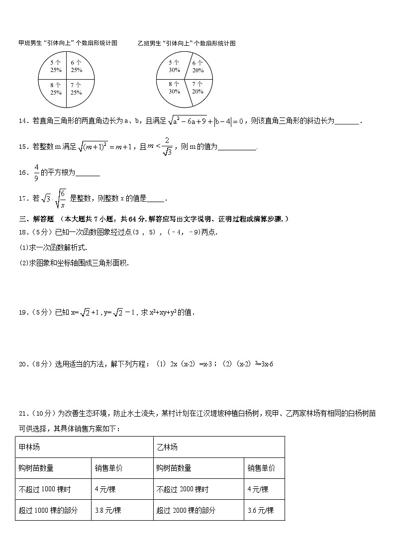 江西省赣州赣县区联考2022-2023学年七年级数学第二学期期末质量跟踪监视试题含答案第3页