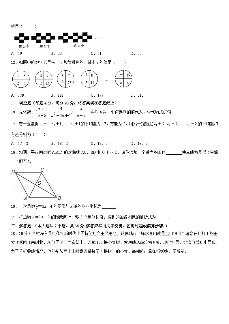 河南省郑州外国语中学2022-2023学年七年级数学第二学期期末综合测试试题含答案第3页